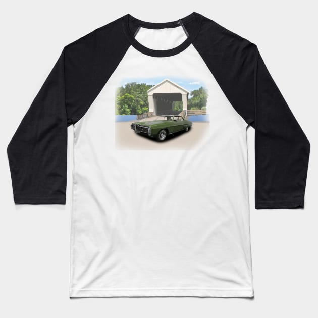 1968 Pontiac Grand Prix Baseball T-Shirt by Permages LLC